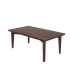 Brogan 24x42 inch rectangle hospitality dining wood sofa coffee table